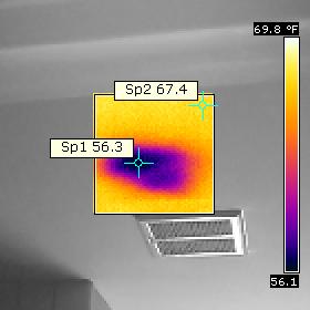 Saint Paul home inspector thermal image